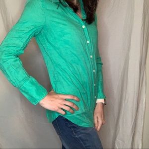 Long Sleeve Linen JCrew Shirt
